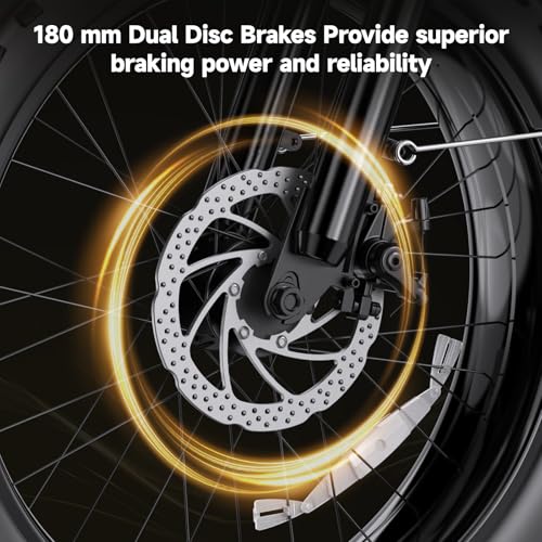 Electric Bike for Adults 20" Fat Tire,750W Motor 52V 13AH Removable Battery Max Range 35 Miles,28MPH