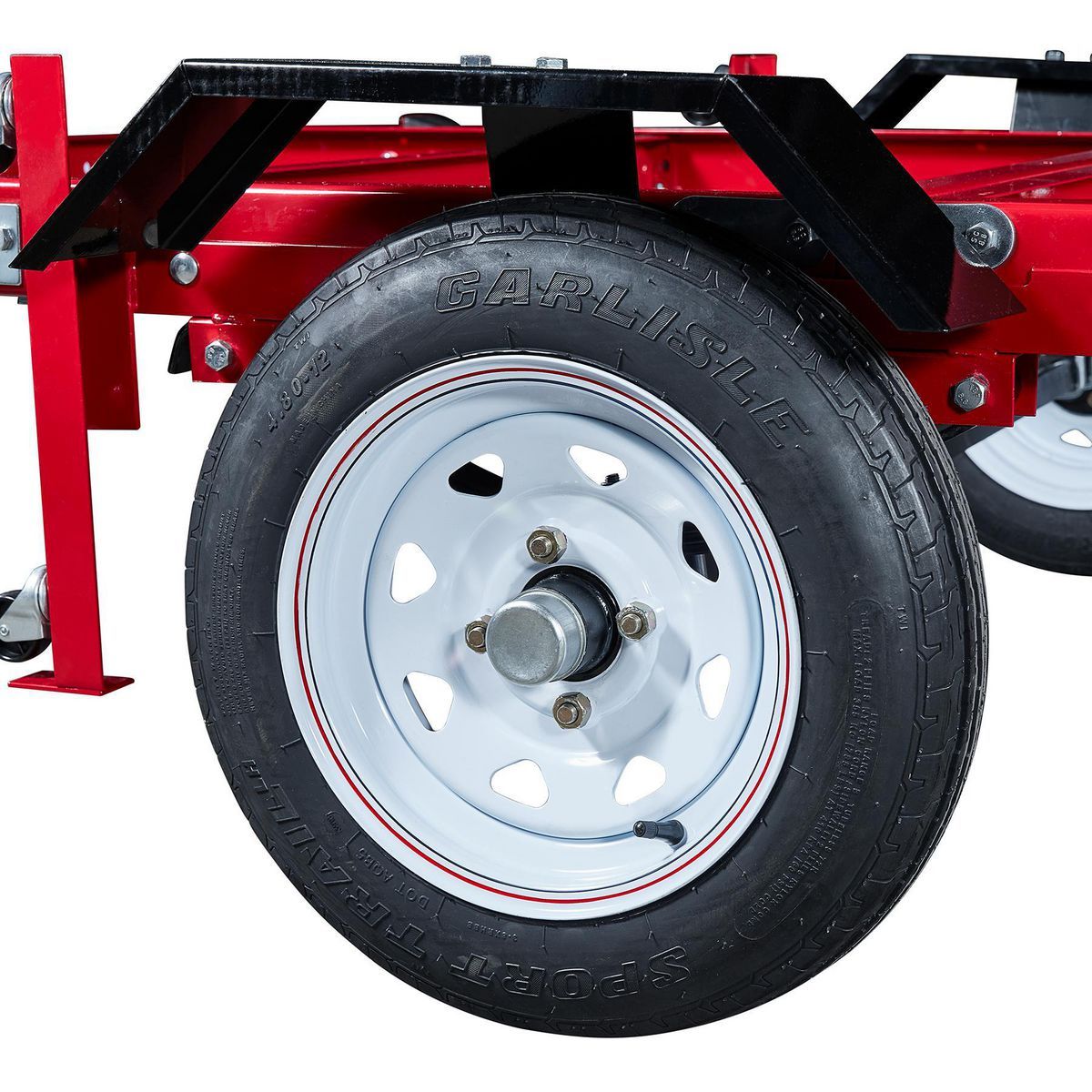 HAUL-MASTER 1195 lb. Capacity, 4 ft. x 8 ft. Folding Trailer