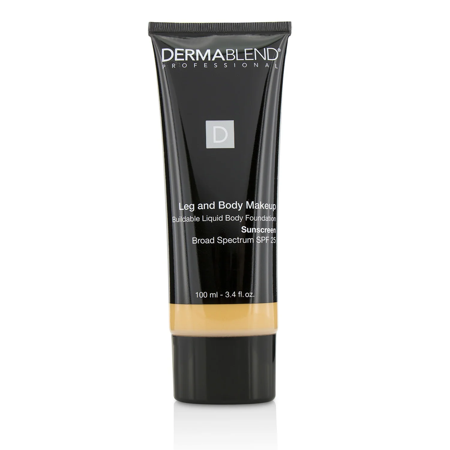 Dermablend Leg and Body Make Up Buildable Liquid Body Foundation Sunscreen Broad Spectrum SPF 25 - #Light Beige 35C 100ml/3.4oz