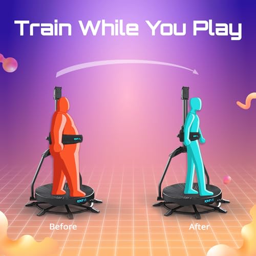 KAT Walk C2 CORE VR Treadmill | 360° Omnidirectional Walking Pad for Immersive Gaming & Home Fitness | Compatible with SteamVR, Oculus