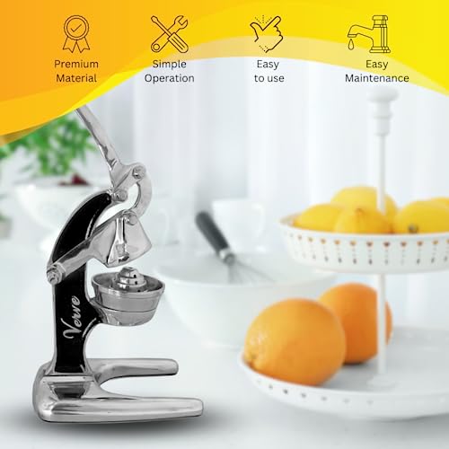 Artisan Crafted Aluminum Manual Countertop Juicer Press - Large by Verve CULTURE - Smart Home Appliances