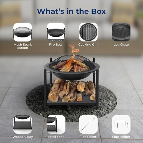 Outdoor Propane Fire Pit Table - CSA/ETL Certified Safe 50