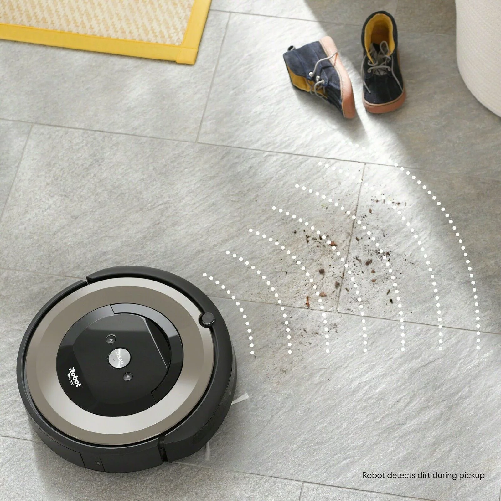 iRobot Roomba E6198 Vacuum Cleaning Robot - Manufacturers Certified Used!-Used