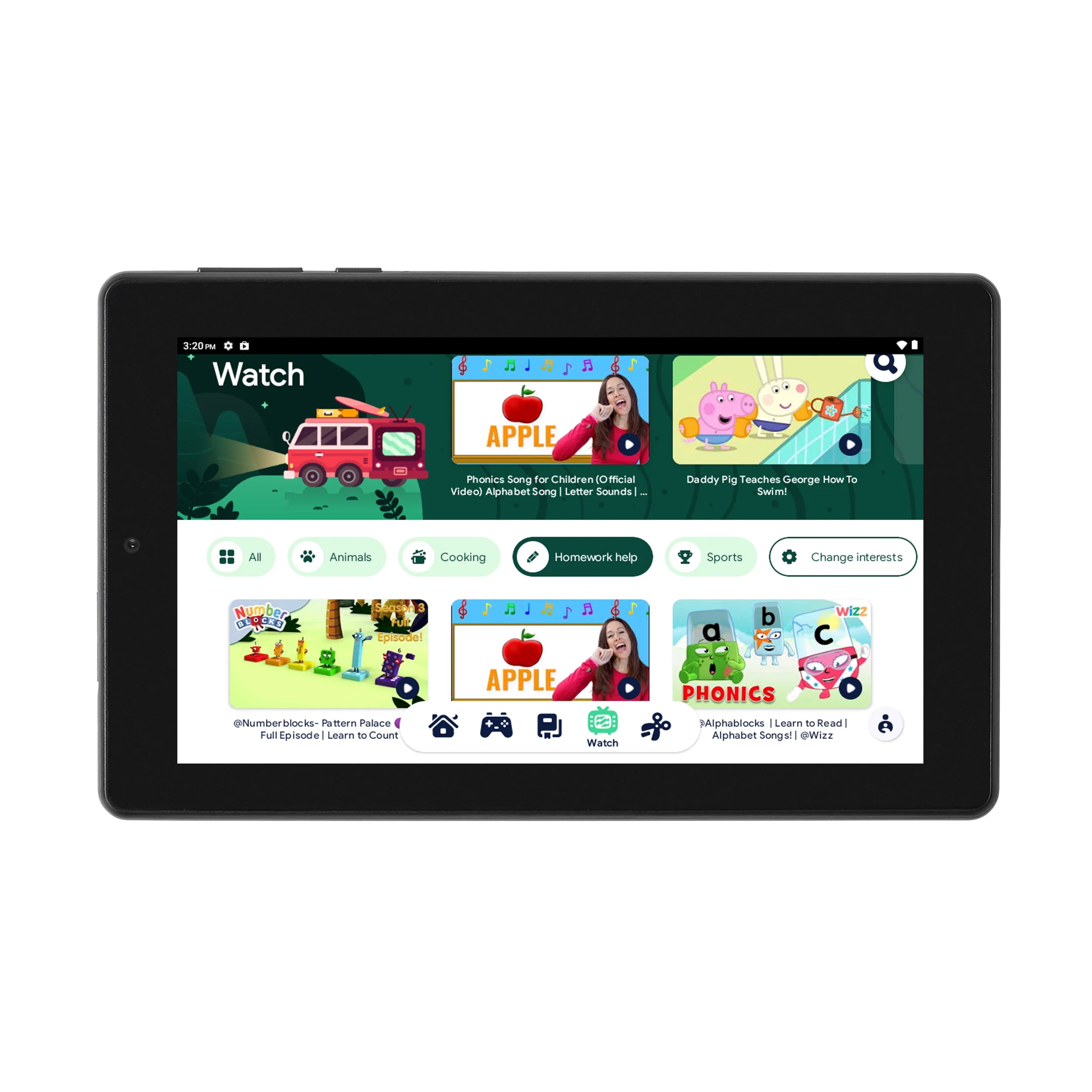 onn. 7 Tablet, 32GB (2022 Model) , 2.0 GHz Quad-Core Processor, Charcoal
