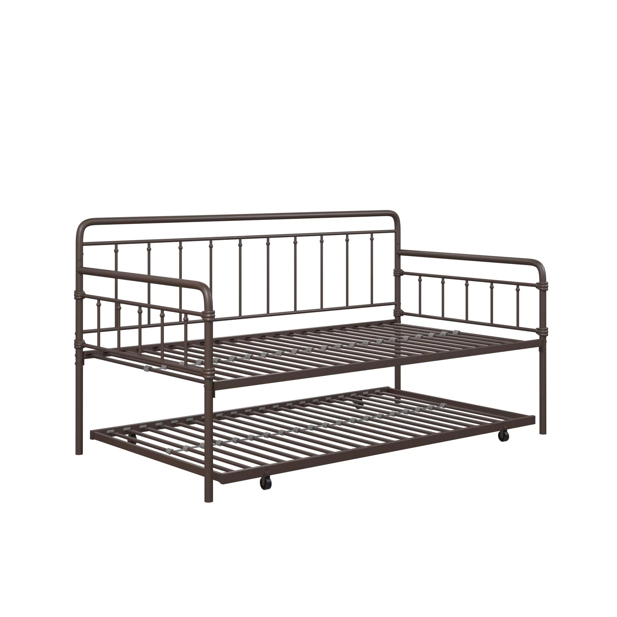 DHP Wallace Metal Daybed with Trundle, Twin, Bronze