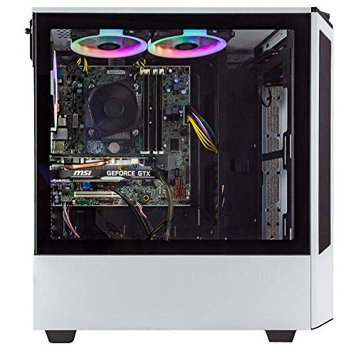 Periphio Spectre Gaming PC Tower Desktop Computer, Intel Quad Core i7 3.3GHz, 32GB RAM, 500GB SSD + 1TB HDD, Windows 10