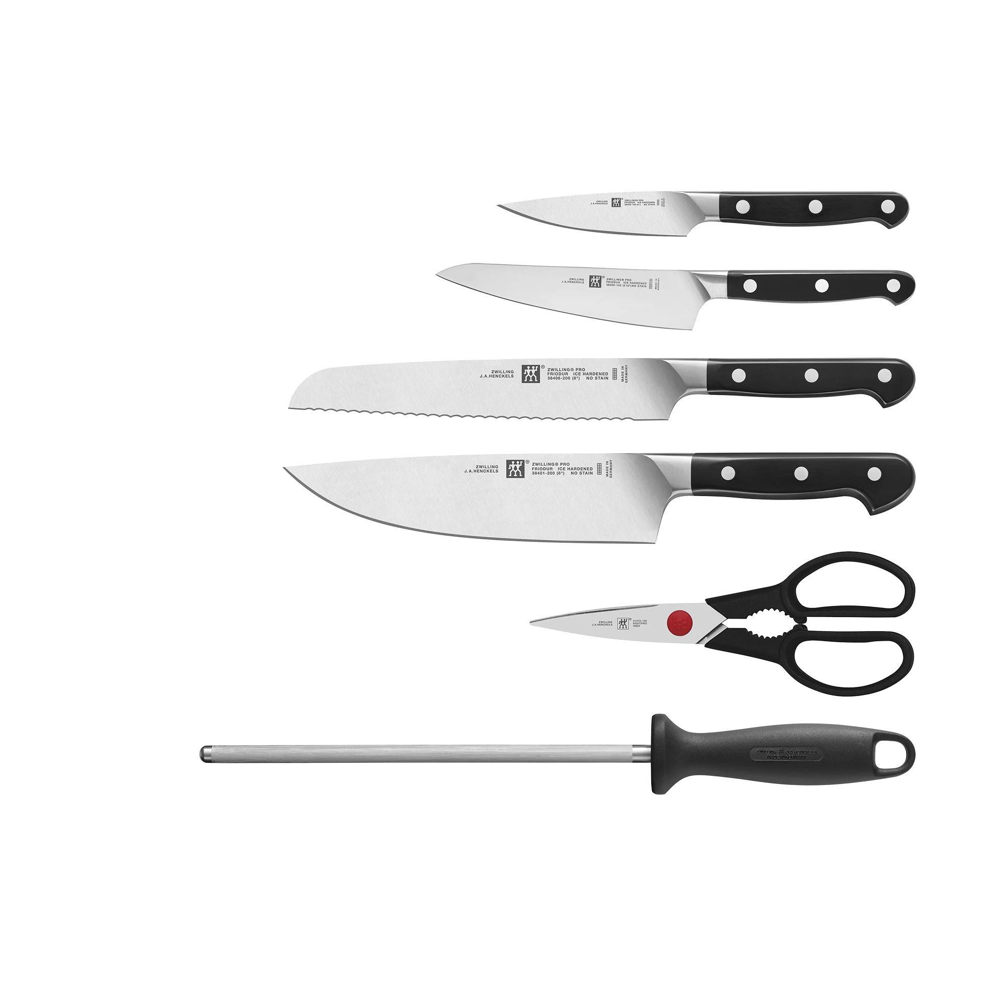 ZWILLING Pro 7-pc Knife Block Set