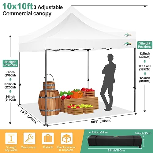 COBIZI 13x26 Pop Up Tent 13x26 Canopy with Sidewalls Heavy Duty Canopy Party Tent for Parties