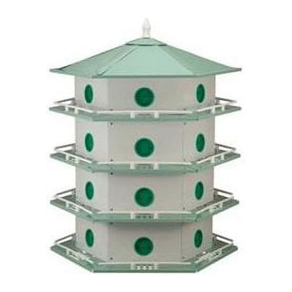Heath Outdoor Products AH-24D Deluxe Aluminum Purple Martin House - 24 Room - Curated Treasures Market