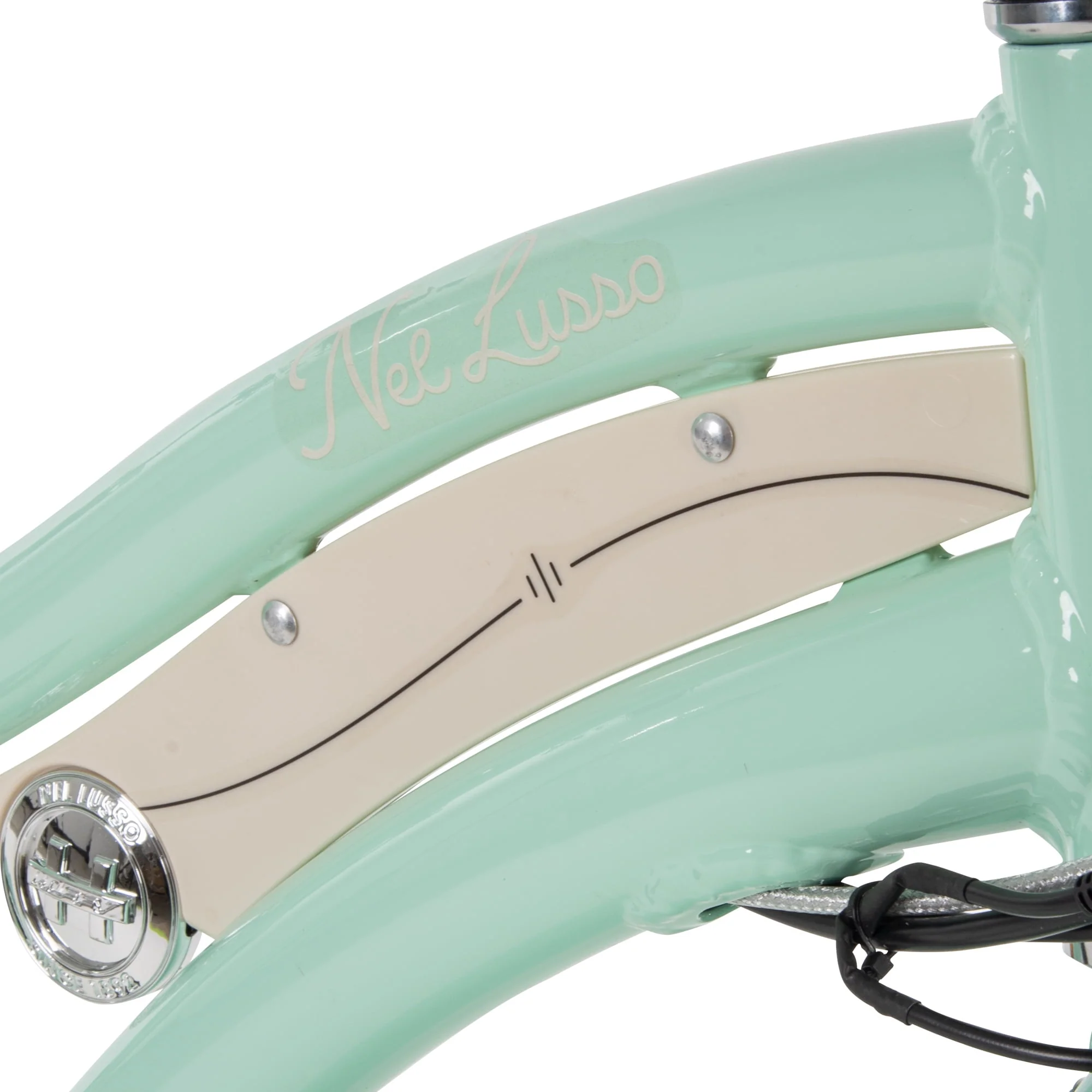 Huffy Nel Lusso 26-in 7-Spd Electric Cruiser Bike with Throttle, Ages 14+ Years,  Mint Green,  36V, 350W
