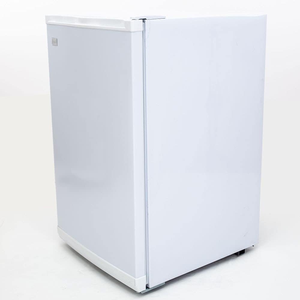 Avanti VF306 Compact Upright Freezer with 3 Metal Shelves, Adjustable Temperature Control, Flush-Back Design Perfect for Homes, Garages, Basements