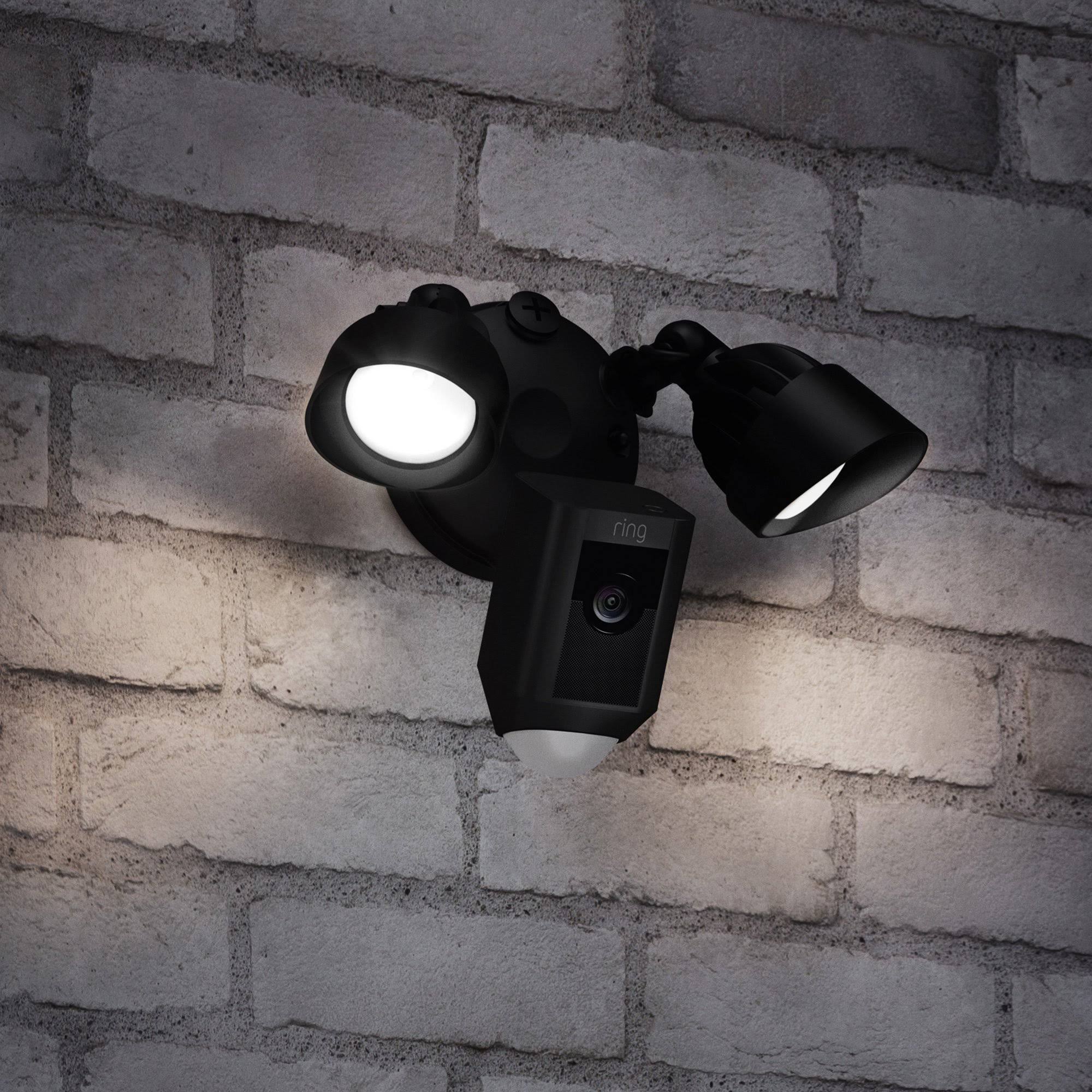 Ring Certified Refurbished Floodlight Camera ,Black