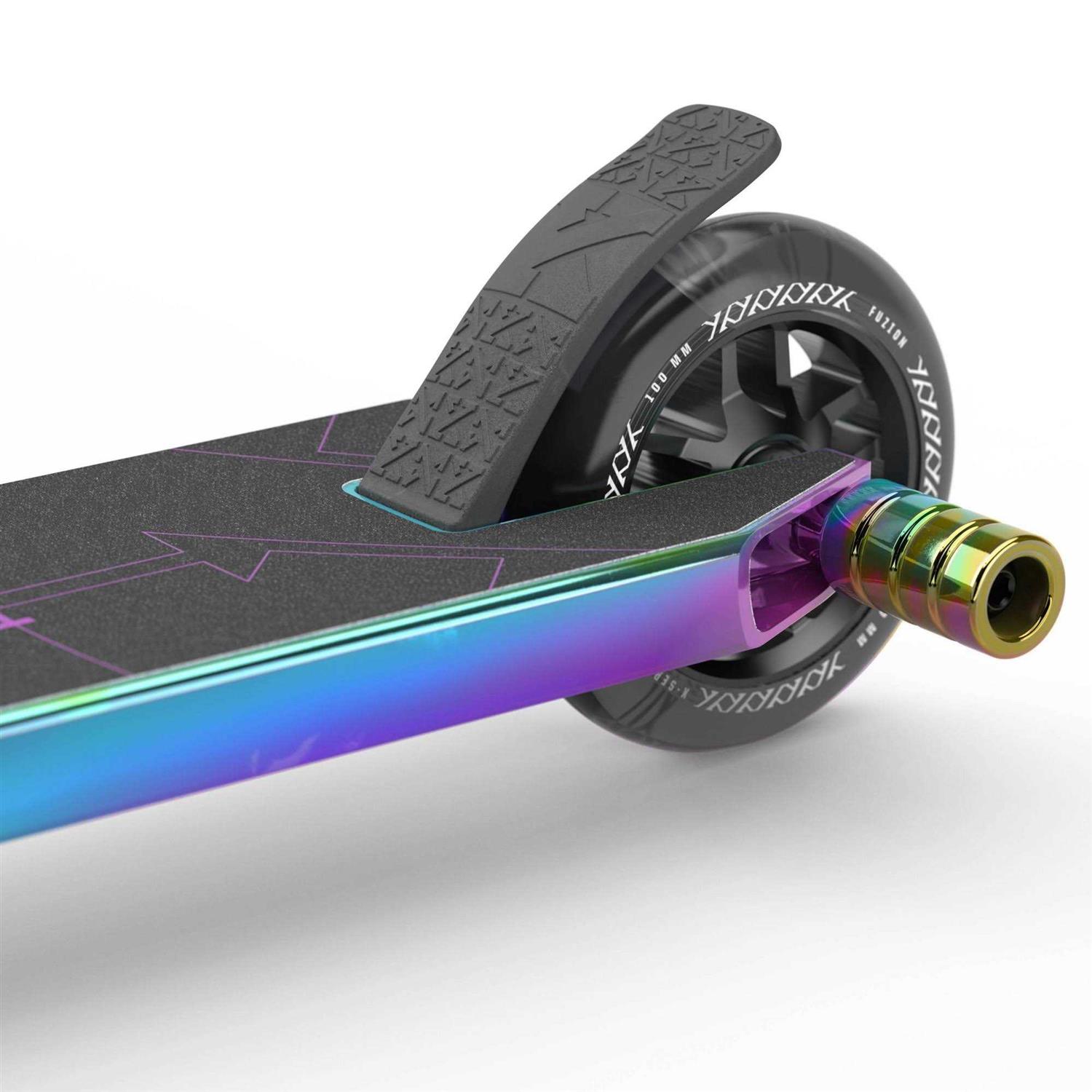 Fuzion XTR Pro 2 Wheel Neochrome Kick Scooter - Sports Supplies Online Store