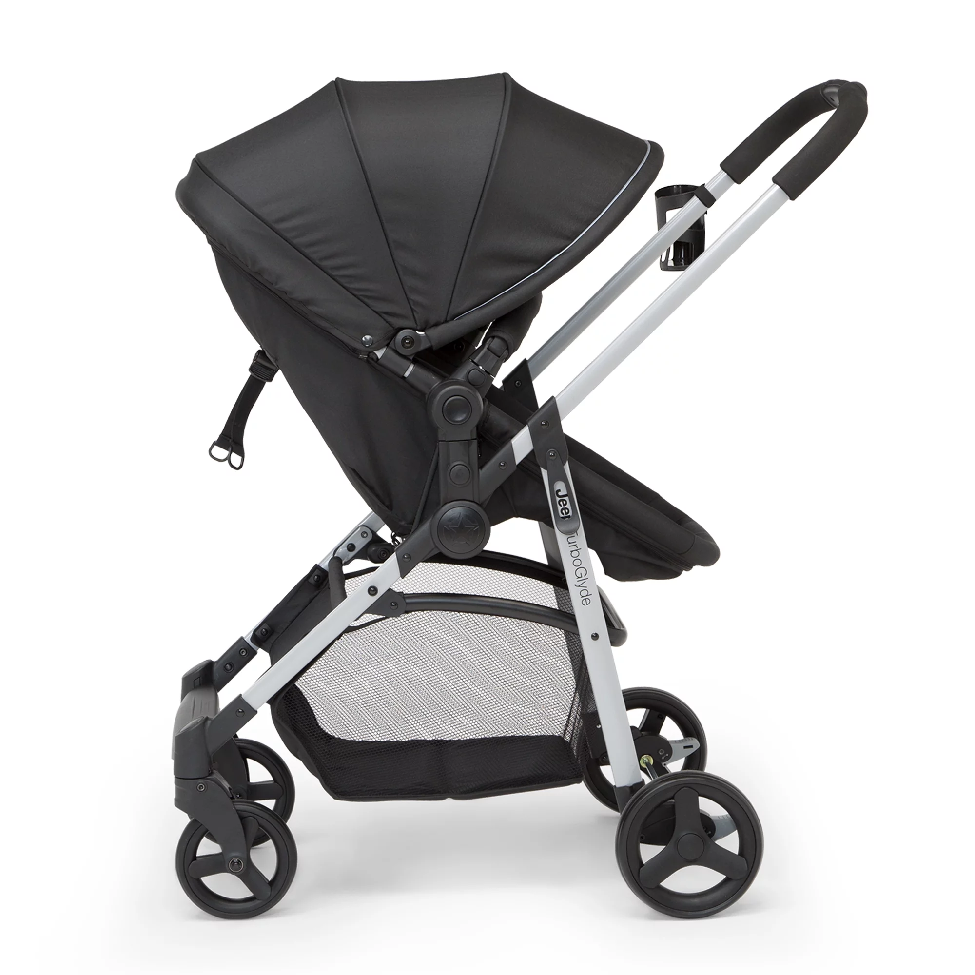 Jeep TurboGlyde 3-in-1 Stroller by Delta Children, Black