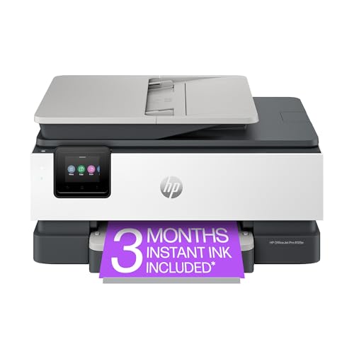 HP OfficeJet Pro 8125e Wireless All-in-One Color Inkjet Printer, Print, scan, Copy, ADF, Duplex Printing, Home & Office