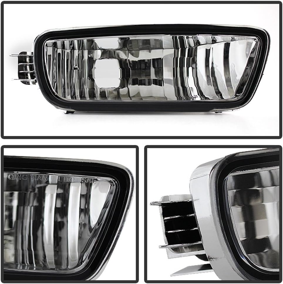 ACANII - For 2001-2004 Toyota Tacoma Headlights+Corner Parking Signal Lights+Bumper Lamps Driver + Passenger Side