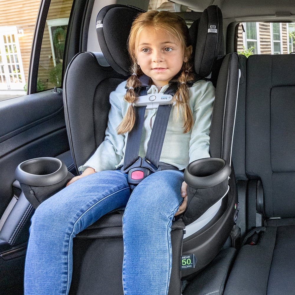 Gold Revolve360 Extend All-in-One Rotational Car Seat with SensorSafe (Moonstone Gray)