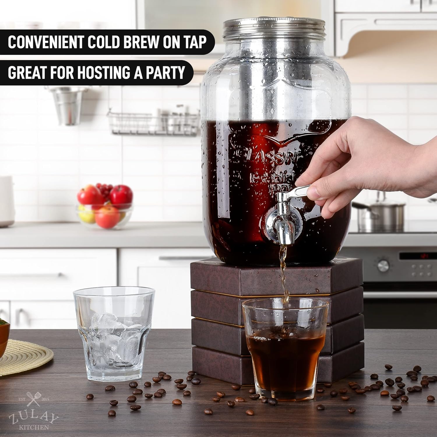 Zulay Magia Super Automatic Coffee Espresso Machine with Grinder