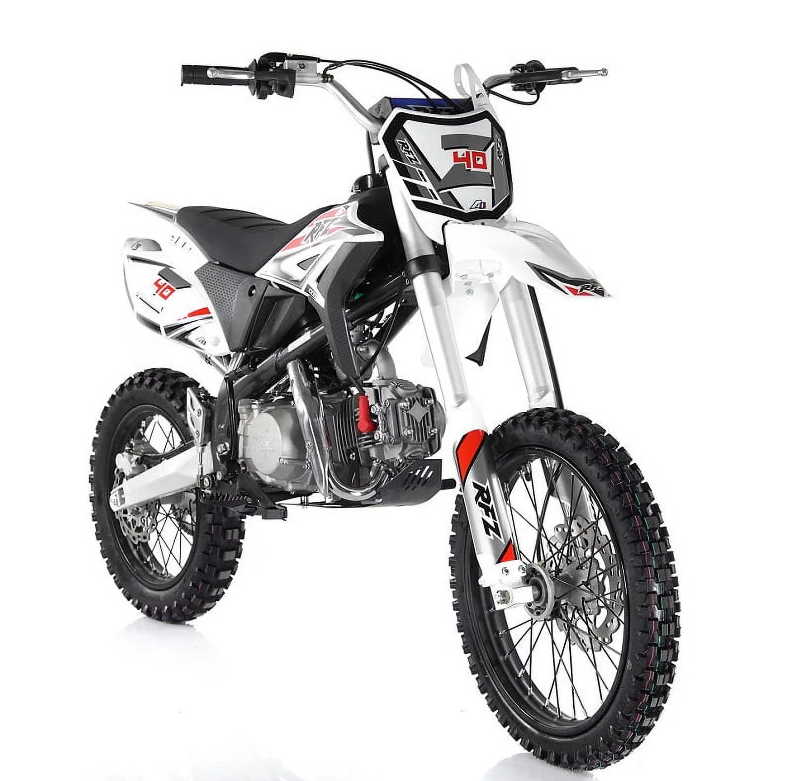 Apollo RFZ 140 Z40 Dirt Bike - Manual Transmission (17'/14') tires-Blue
