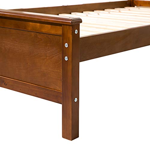 Merax Full Size Murphy Bed, Wooden Full Murphy Cabinet Bed Frame with Large Drawers and USB Ports, Brushed White
