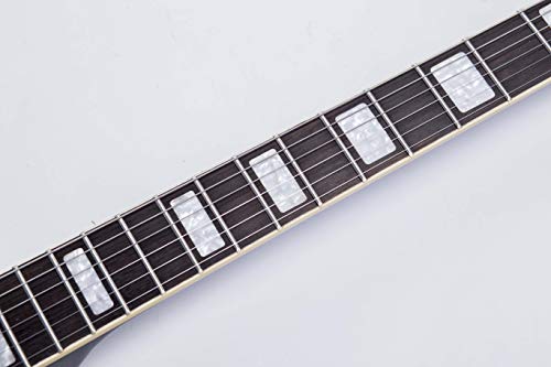 GROTE Jazz Electric Guitar Hollow Body Chrome Hardware P90 pickup (RED)
