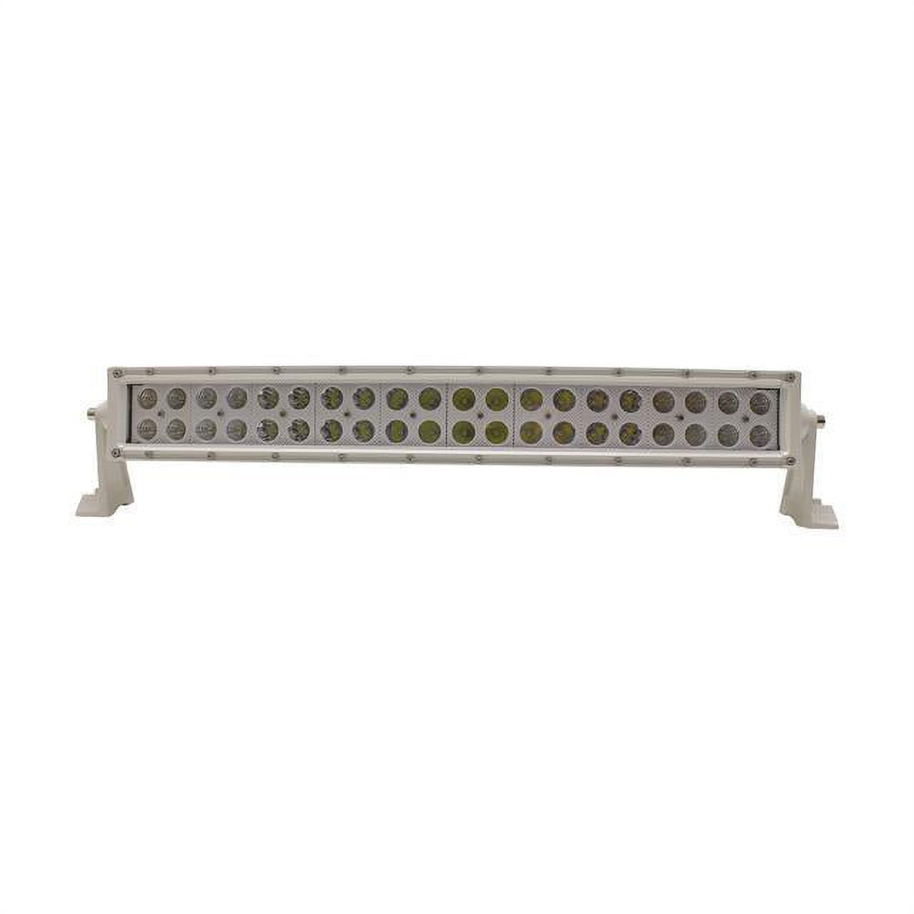 Race Sport MS120WW-WA - New - 20inch Marine Grade Wrap Around White Shell Light Bar with 120-Watt 40 x 3W High Intensity OSRAM LED