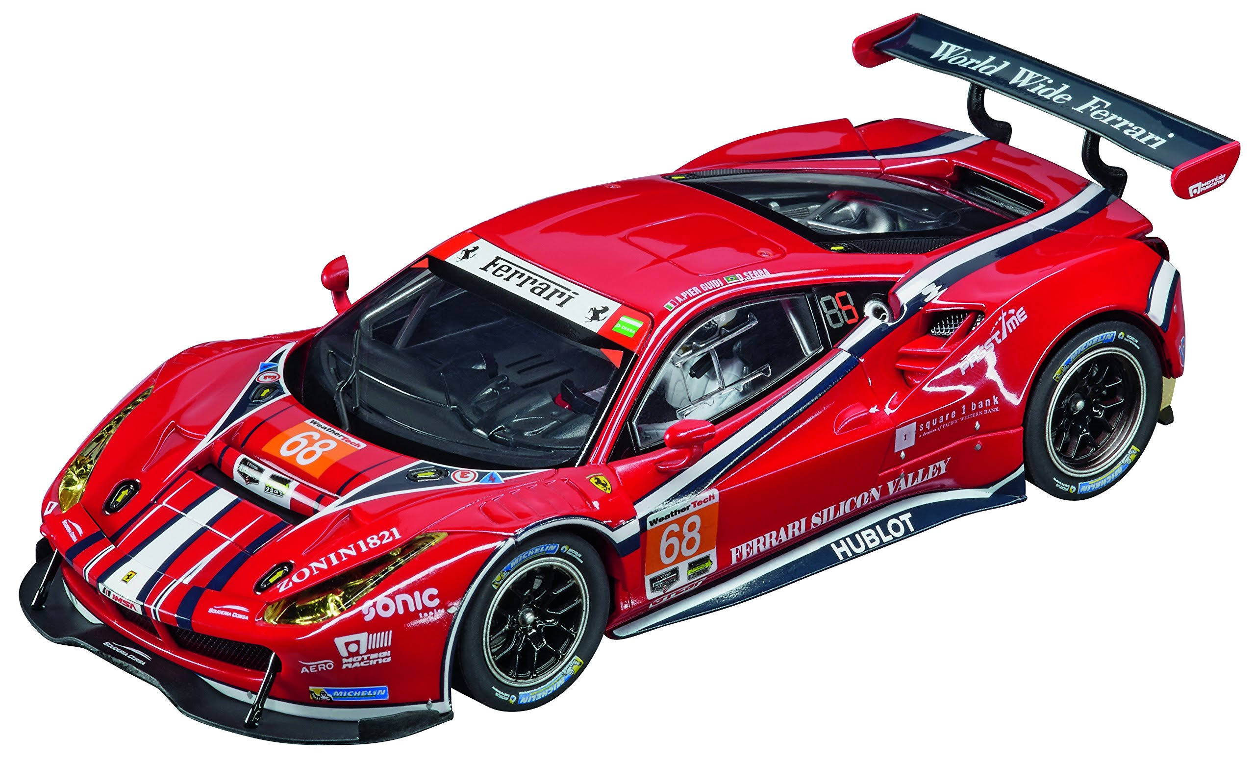 Carrera 30809 Digital 132 Slot Car Racing Vehicle - Ferrari 488 GT3 Scuderia Corsa No.68