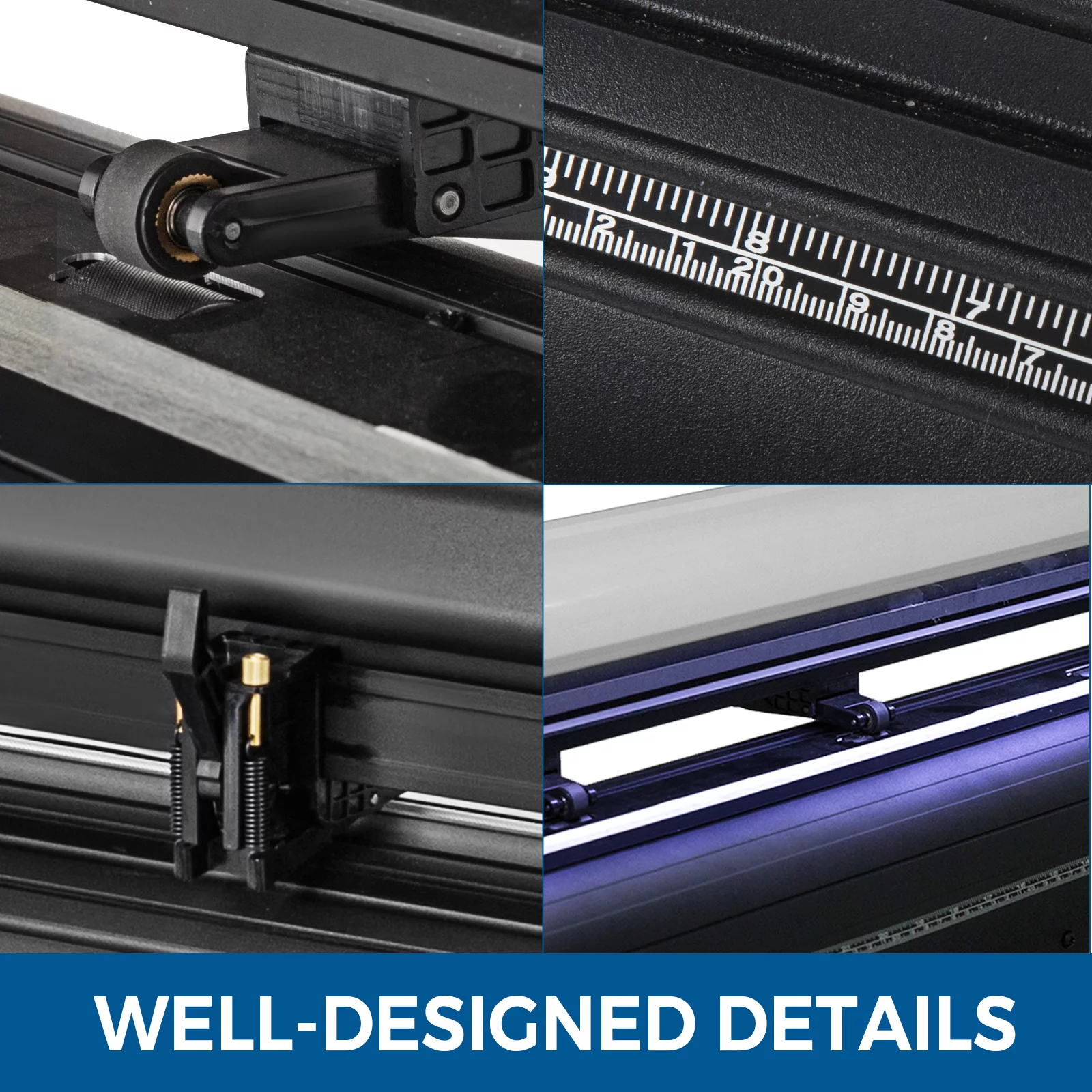 VEVOR Vinyl Cutter 14 inch Vinyl Cutter Machine 375mm Vinyl Printer Cutter Machine LED Fill Light Strip Vinyl Plotter Cutter Machine Without Stand