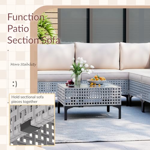 7 Pieces Wicker Patio Furniture Sets