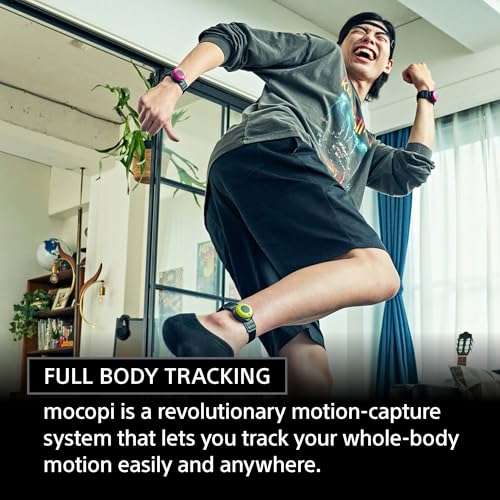 Sony mocopi 3D Mobile Motion Capture for VR and 3D Content Creation, Pro Kit Includes 2 Sets of mocopi Main Unit