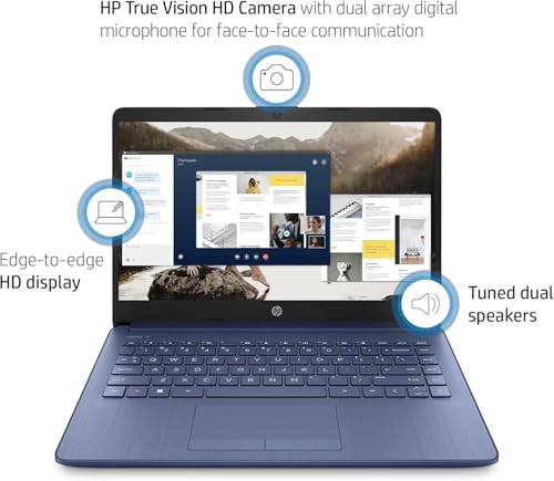 HP 14 Ultrabook • Limited Edition with Microsoft 365 • Intel 4-Core CPU • 16GB RAM • 1.6TB Storage (128GB OnBoard withHP 512GB P500 Portable SSD +