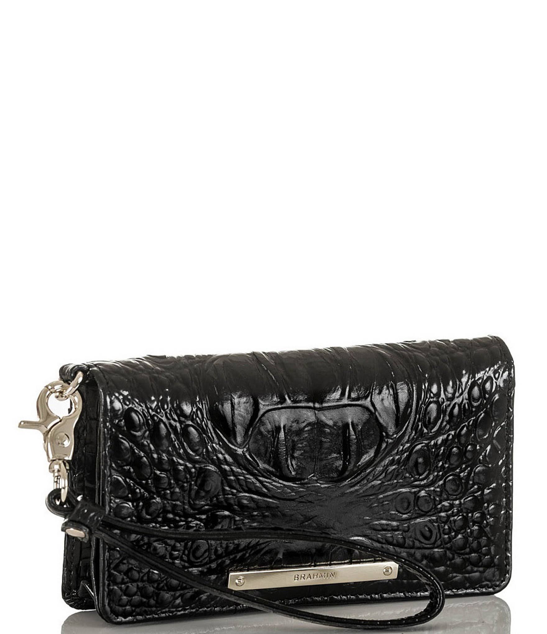 Brahmin Pecan Melbourne Collection Debra Wristlet