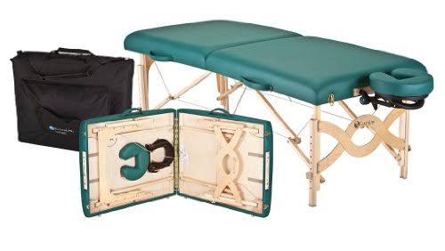 Earthlite Avalon Portable Massage Table Package, Black