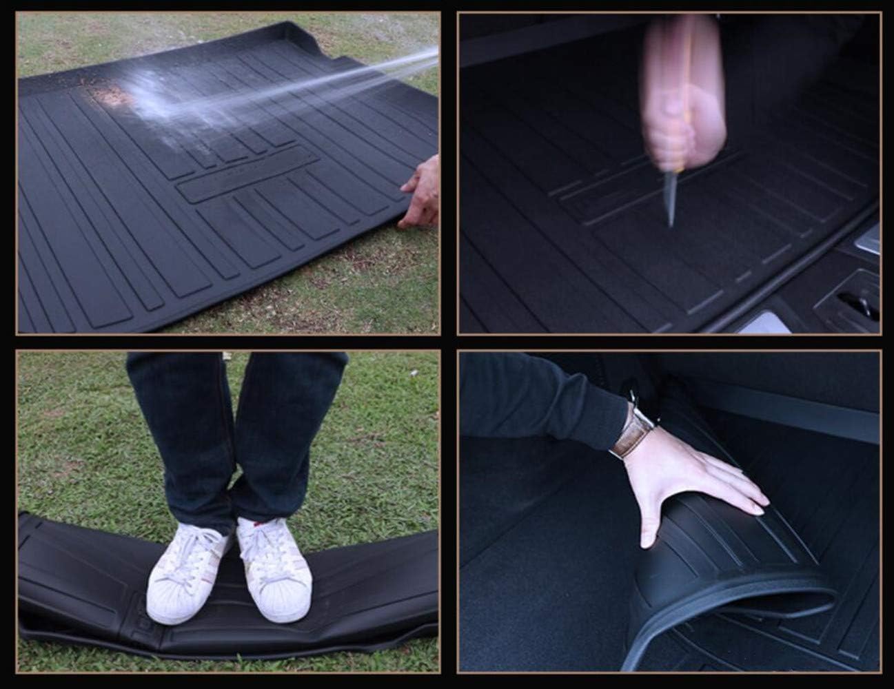 All Weather Rear Cargo Liners Trunk Tray Mats Protector Custom Compatible with KIA Sportage 2017 2018 2019 2020 2021 2022