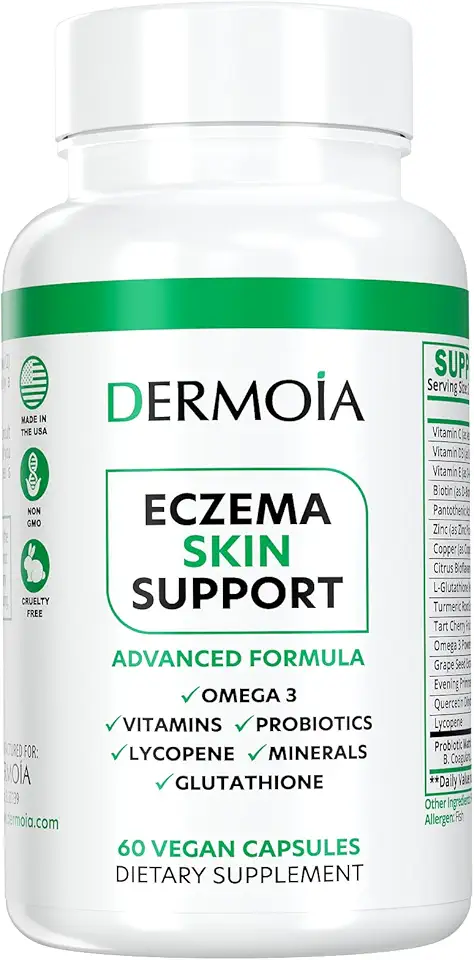 Sponsored Ad - Eczema Supplements - Formulated Dyshidrotic Eczema Pills for Adults - Providing Eczema Relief, Targeting the Intervention of Eczema