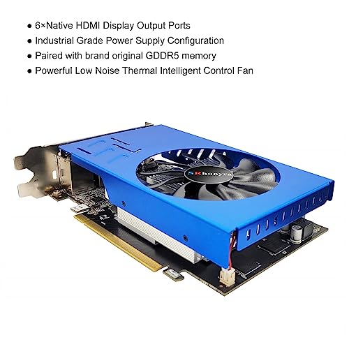 GTX 750 Ti 4GB Graphics Card GDDR5 Dual Slot 4HDMI Monitor Video Card 128-Bit PCIe Bus Powered