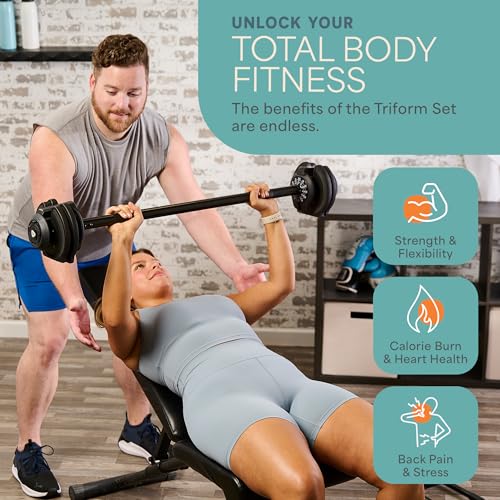 Lifepro Adjustable Dumbbells Set - 5in1-15lb 25lb 43lb 55lb weights Set & Single with Rack - Quick Adjust, Secure Grip