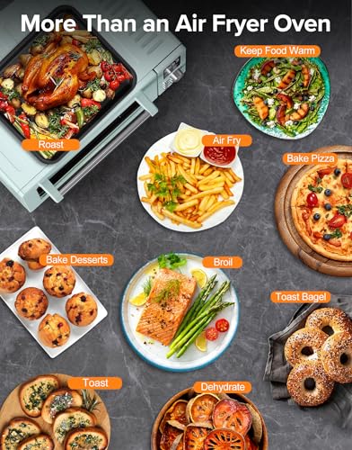 Nuwave Bravo Pro Smart 21QT Toaster Oven Air Fryer Combo, Convection Oven Countertop, 10 functions all in 1, with even & quick crisp technology