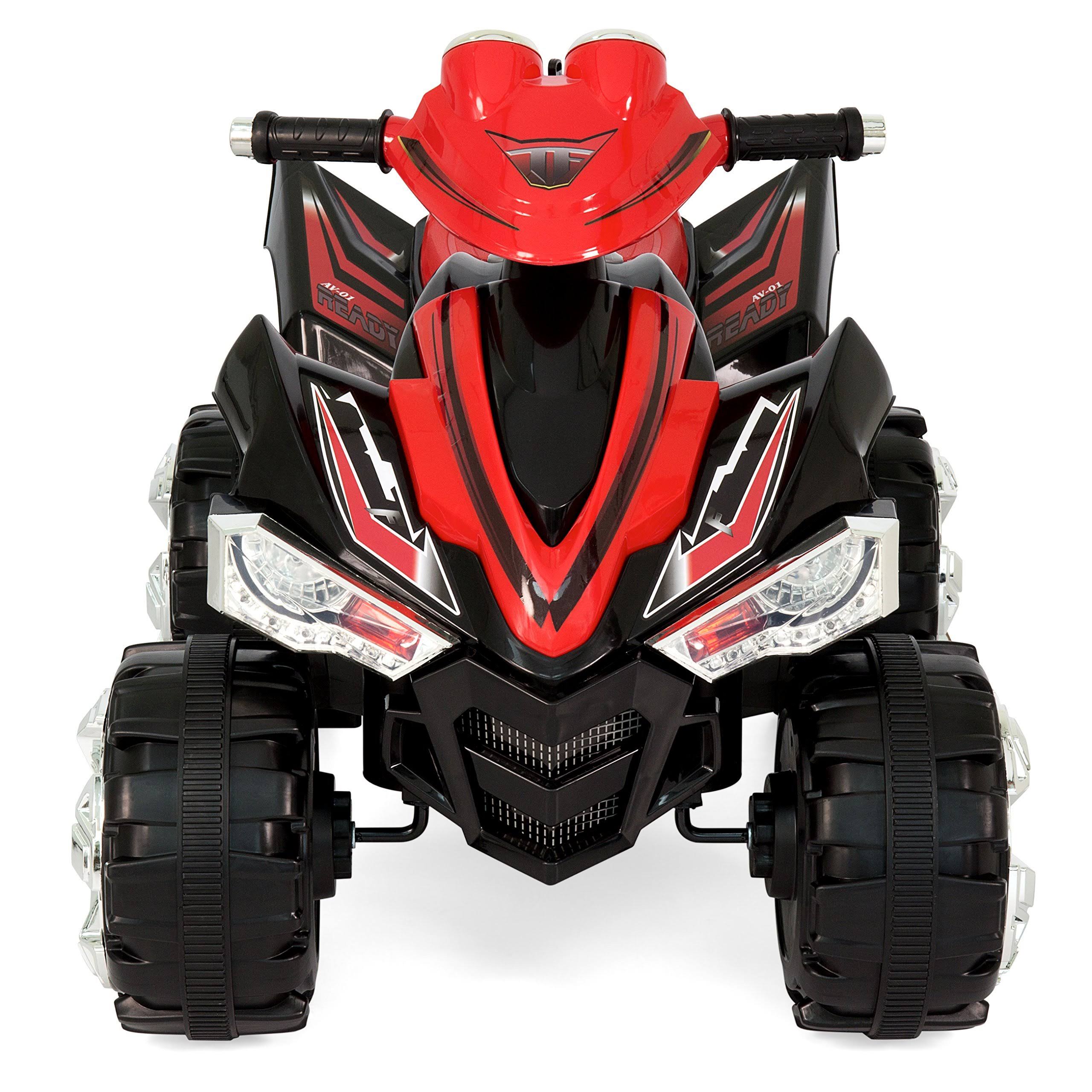 Best Choice Products Kids ATV Quad 4 Wheeler Ride on with 12V Battery Power Electric Power LED Lights