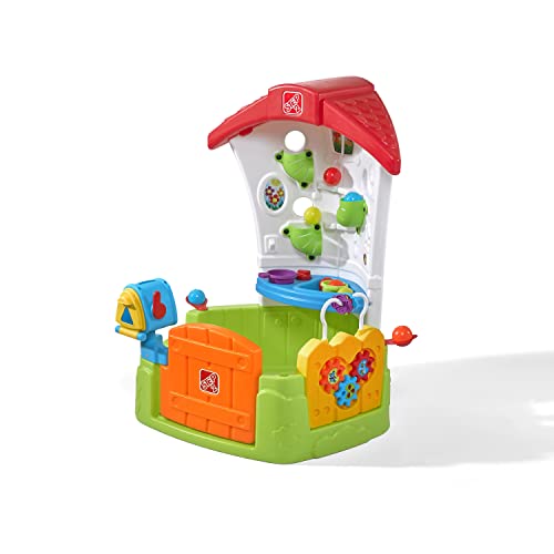 Step2 Toddler Corner House, Kids Playhouse, Indoor/Outdoor Playset, Play Gym with Kitchenette, Includes 15 Piece Toy Accessories