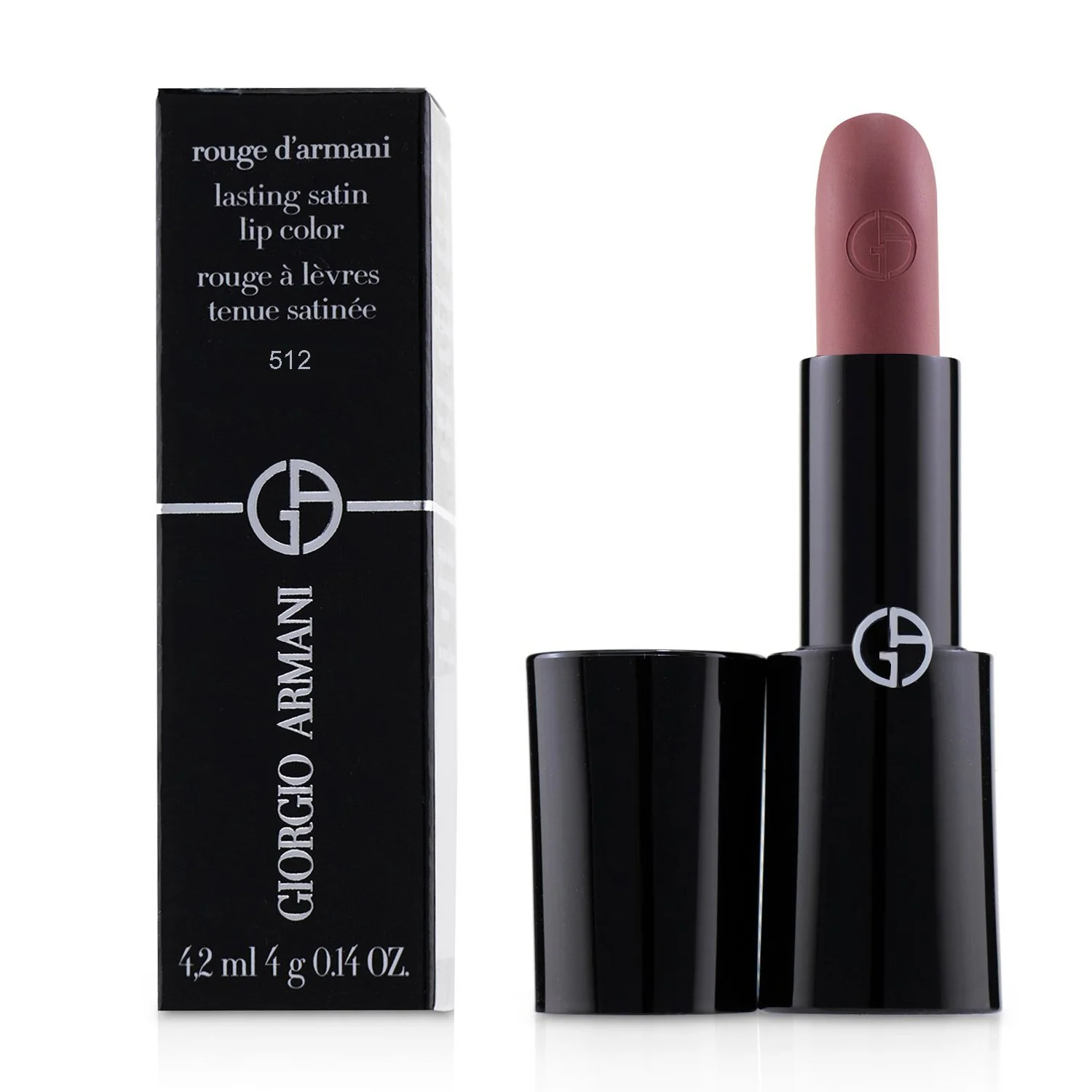 Giorgio Armani Rouge d'Armani Lasting Satin Lip Color - # 602 Night Viper  4g/0.14oz