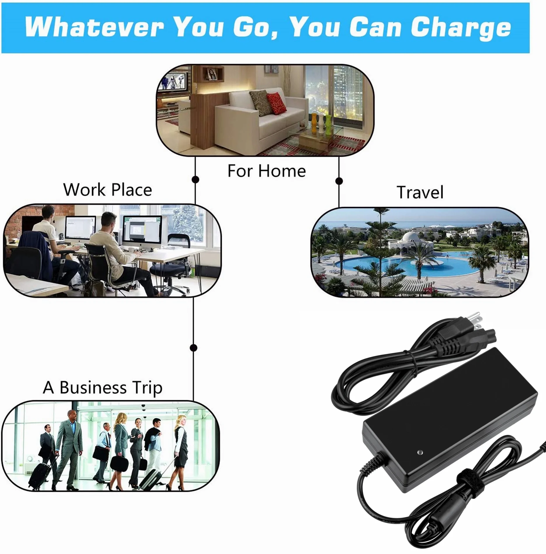 KONKIN BOO Compatible AC / DC Adapter Replacement for ASUS ROG G751JL G751JL-DS71 G751JL-DS71-CA 17.3-Inch Gaming Laptop Power Supply Cord Cable PS