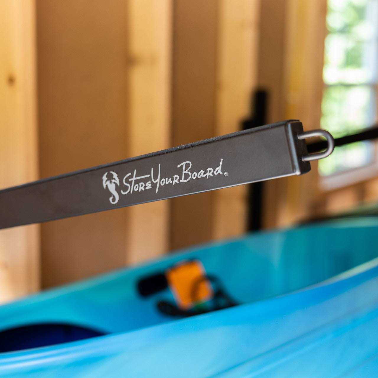 Storeyourboard 2 Kayak Indoor Storage Rack Adjustable Garage Wall Mount Hanger - Sports Supplies Online Store