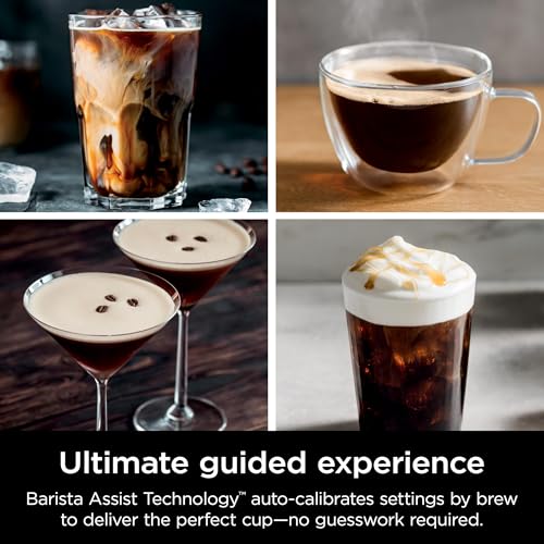 Ninja | Espresso Machine and Drip Coffee Maker| Luxe Café Premier Series | Integrated Coffee Grinder, Milk Frother