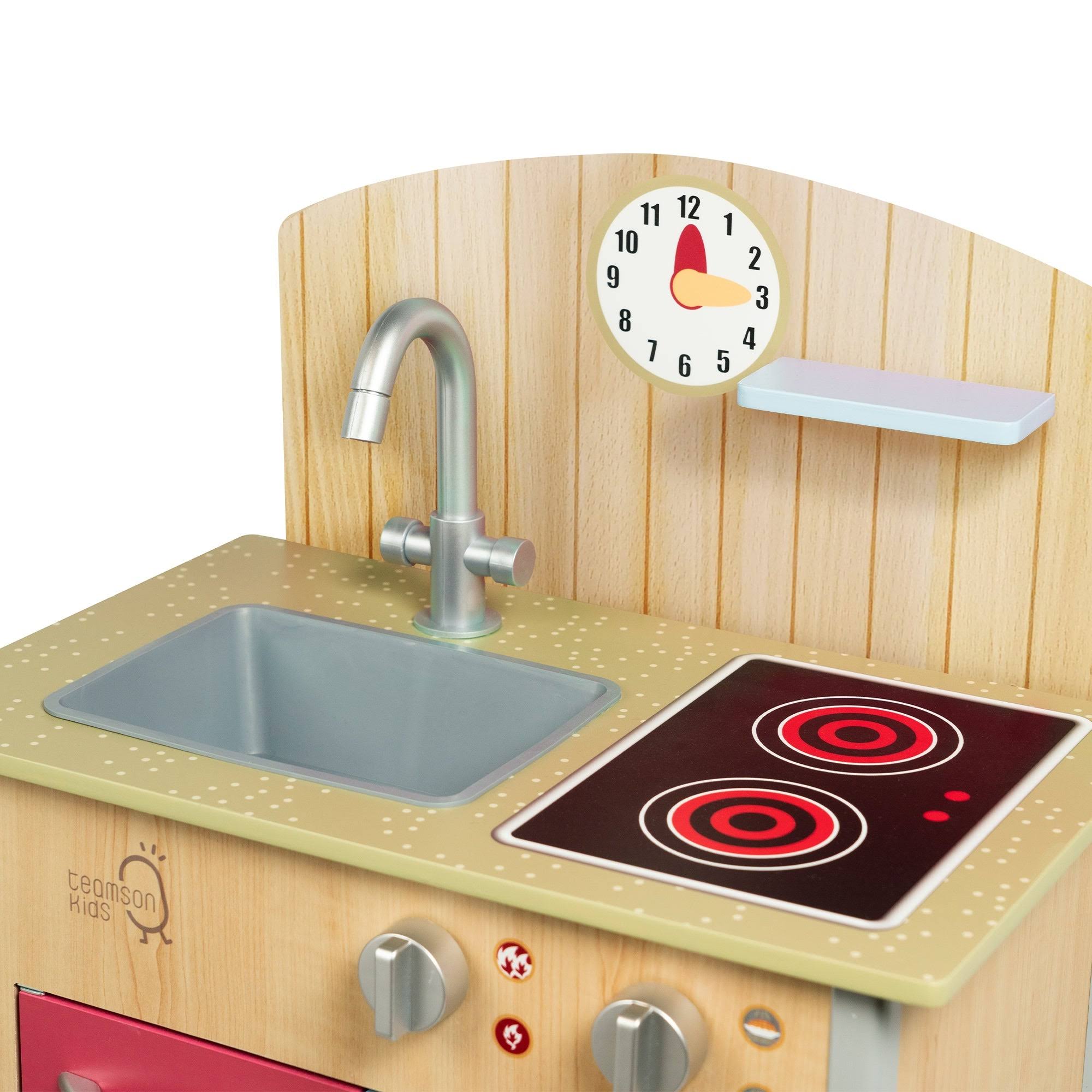 Teamson Kids - Little Chef Porto Classic Play Kitchen - Wood