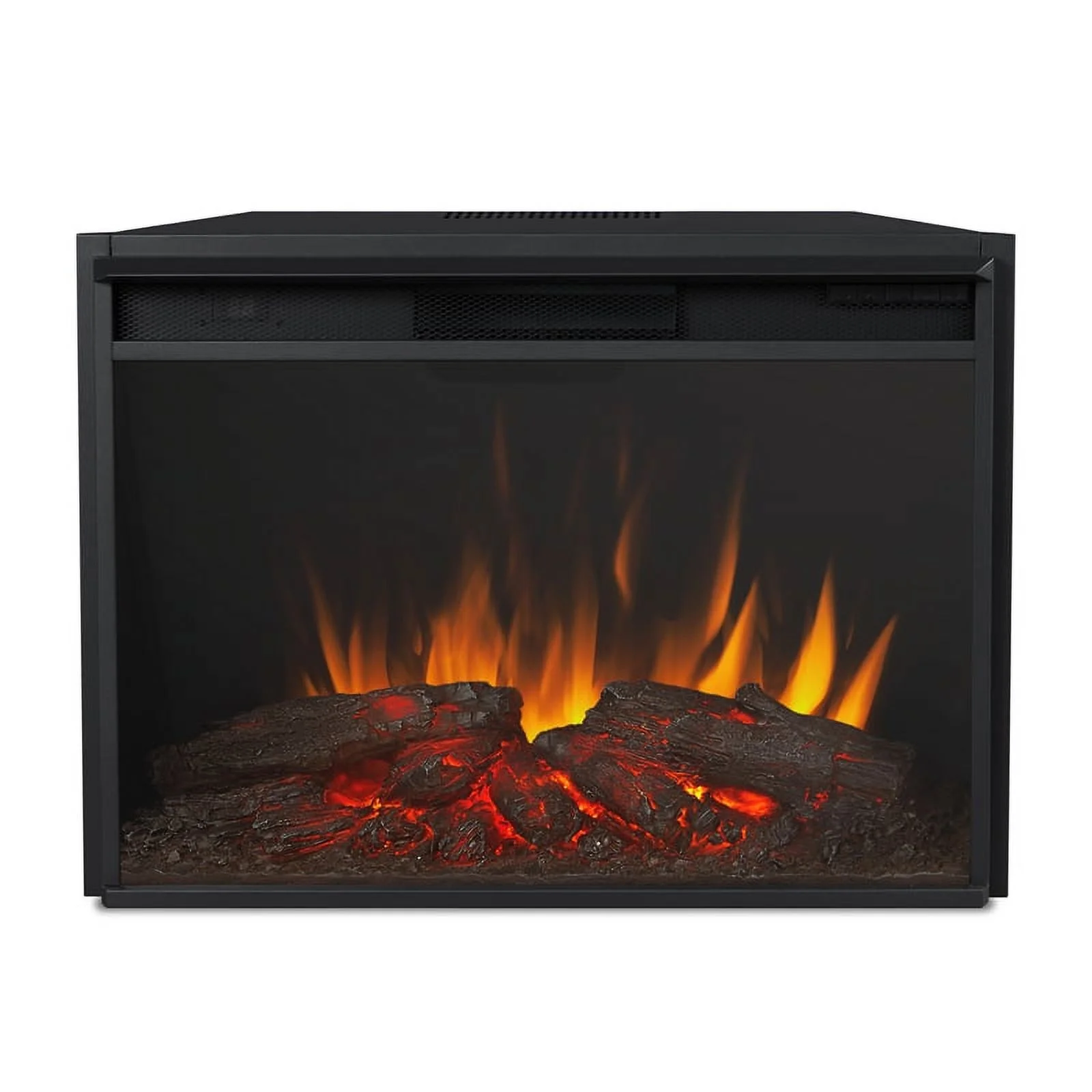 Real Flame Manus 64" Modern Wood Grand Electric Fireplace in White