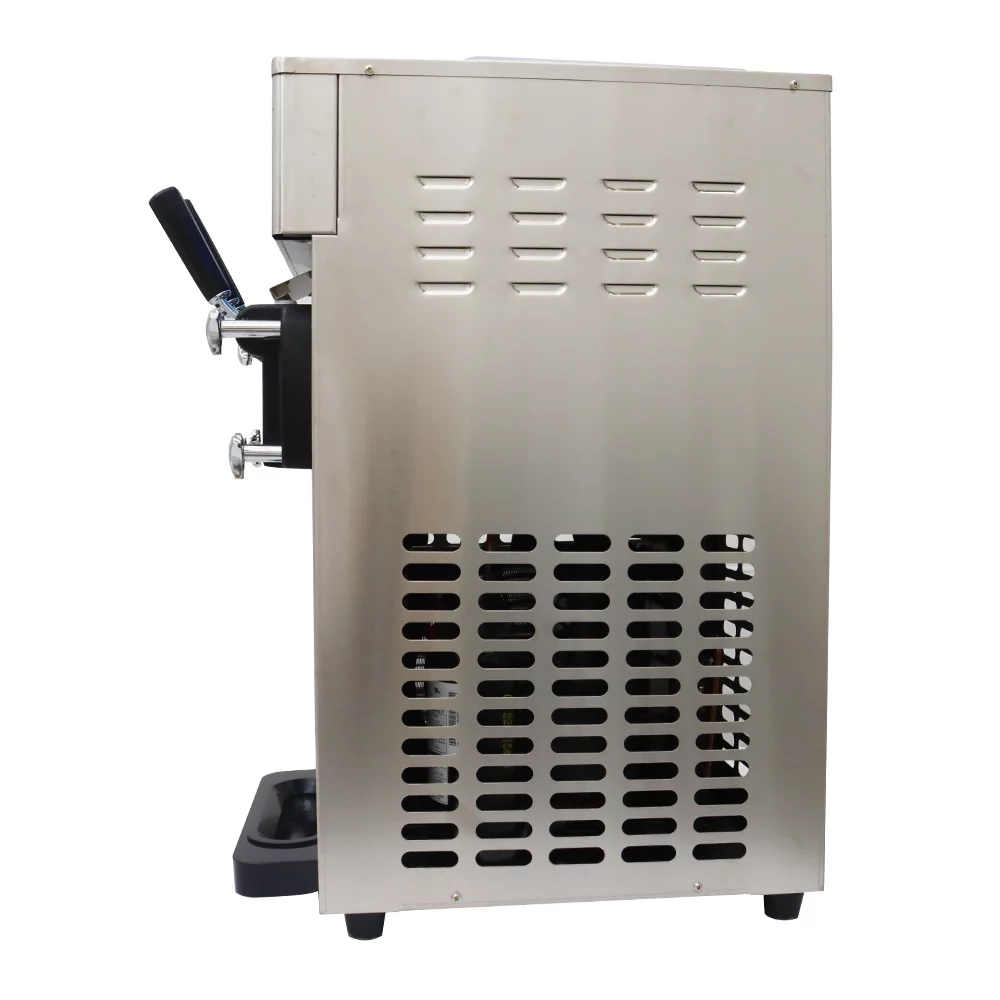 PreAsion 3 Flavor Soft Serve Ice Cream Machine Electric Ice Cream Make 1400W