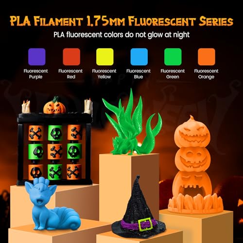 SUNLU 3D Printer Filament Bundle, PLA Plus Filament 10KG 1.75mm, Neatly Wound Filament for Most 3D Printer, 10 Colors, 1kg Spool