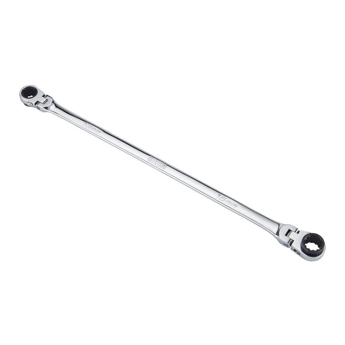 ICON Extra Long Professional Double Box Flex Ratcheting Wrench Set, 5-Piece