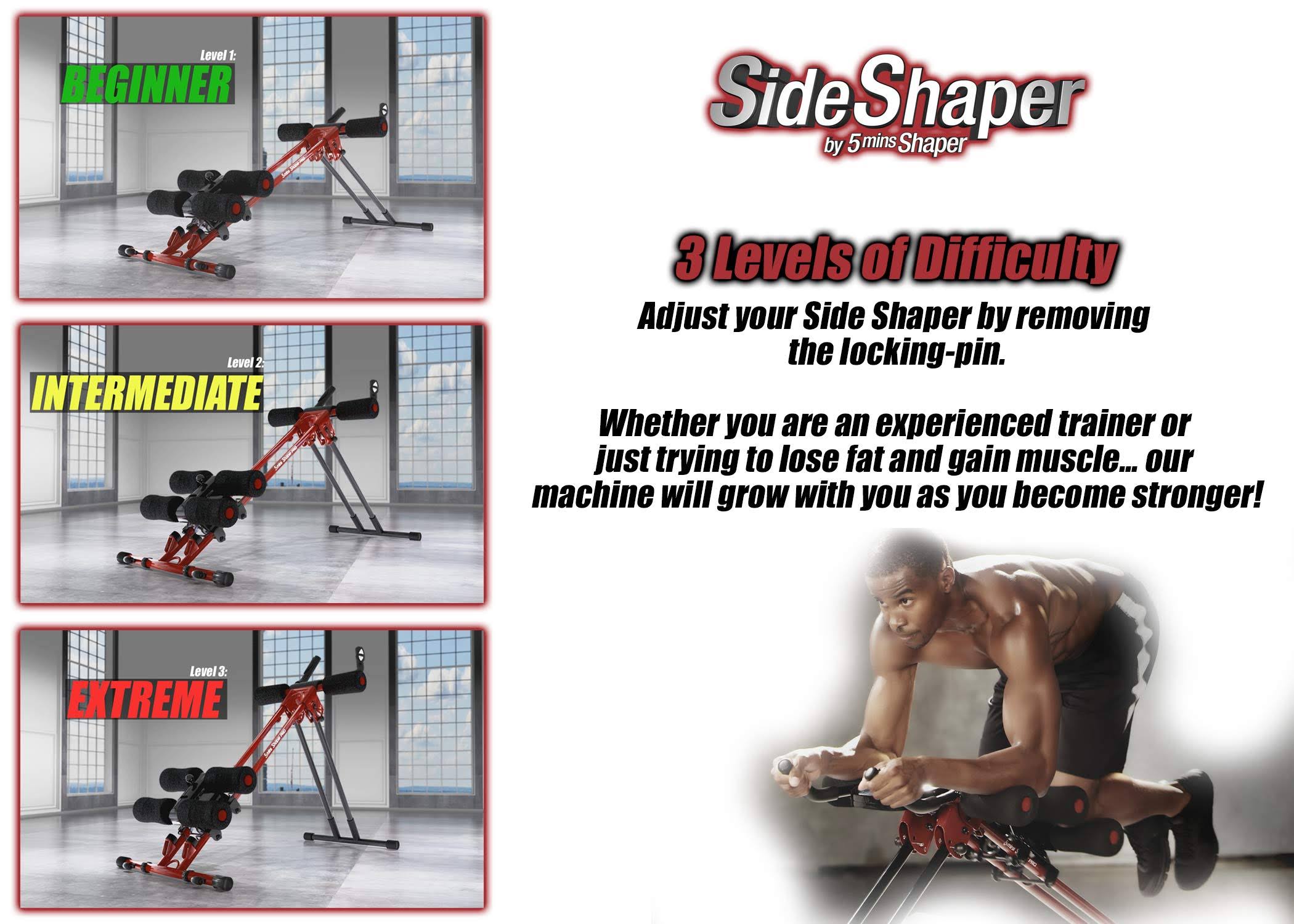 Side Shaper by 5 Mins Shaper Pro - AB Carver Workout Equipment